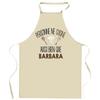 Kitchen Apron - BARBARA - Breton Print - Thick Resistant Cotton - Printed In France