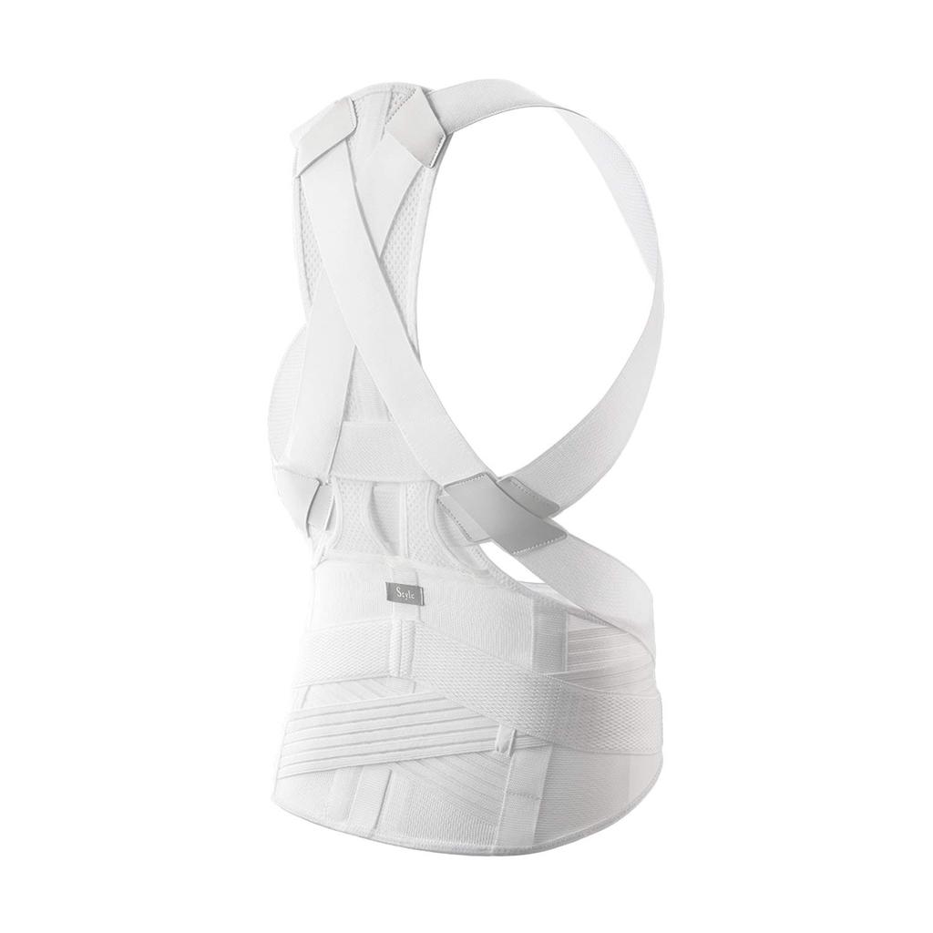 MTG Style BX Plus Posture Corrector, YS-AF02S, White, Small, for Slouching and Back Support, Unisex