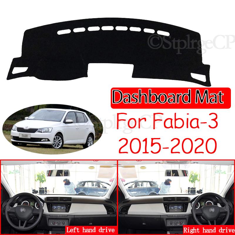 Anti-Slip Mat Dashboard Cover Pad Sunshade Dashmat for Skoda Fabia 3 NJ 2015 2016 2017 2018 2019 2020 MK3 Carpet Car Accessories