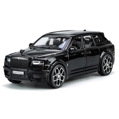 1/32 Rolls Royce Cullinan SUV Modello di auto Giocattoli Veicoli di simulazione in lega pressofusa Suono Luce Giocattoli per auto per ragazzi Collezioni per bambini