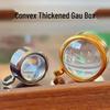 Stainless Steel Round Photo Locket Pendant Gau Box Tsa Tsa Cinnabar Sweater Chain Jewelry