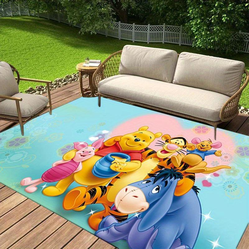 1pz Tappeto Disney Winnie the Pooh Tappeto da Area Antiscivolo Lavabile a Mano Tappetino per Pavimento Adatto per Soggiorno Camera da Letto Decorazione per la Casa