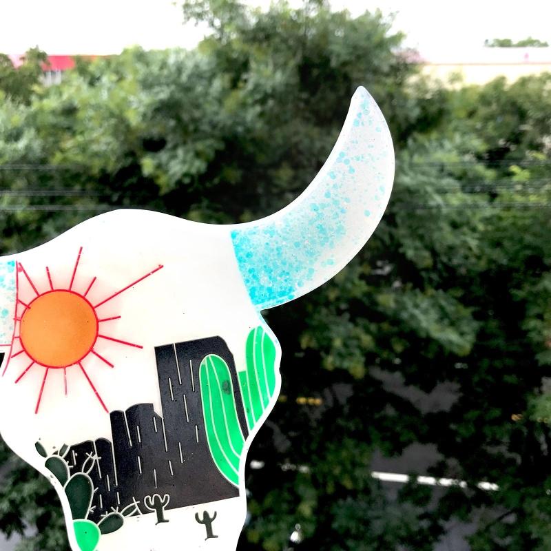 Animal for Head Silicone Mold Wall Pendant Decor Resin Casting Mold Bull for Head Coaster Epoxy Casting Mold Home Decor