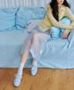 [Khiho] Skia Pinking Shirring Sneakers K26-SH010