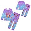 Children's Witch  Girls Printed Suit Long Sleeve Pants Suit