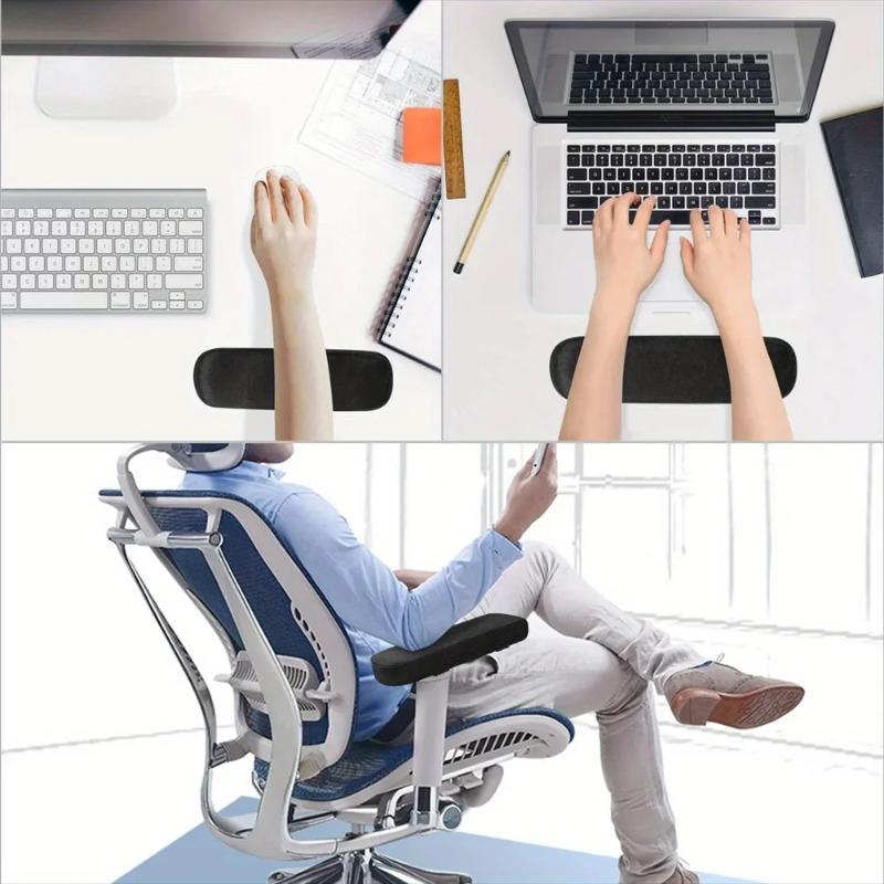Memory Foam Chair Armrest Cushion Thickened Elbow Booster Pad Ergonomic Gaming Office Computer Seat Wrist Support Pillow
