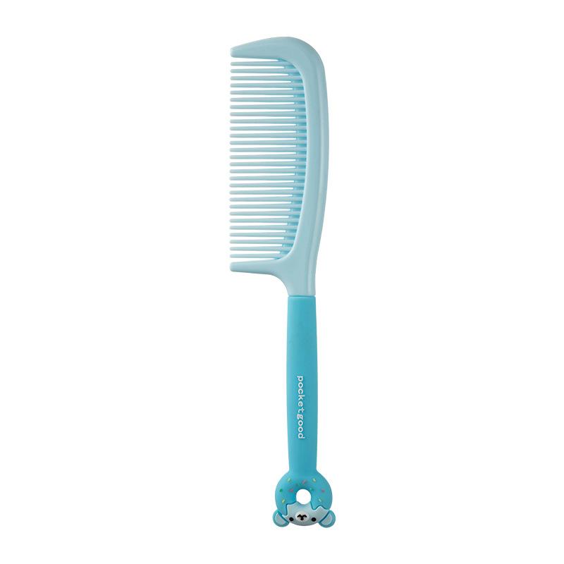 1pc Cute Cartoon Baby Hair Brush Milk Tea Color Comb Kawaii Bear Bunny Soft Handle Resin Comb for Little Girl Hair Accessories
