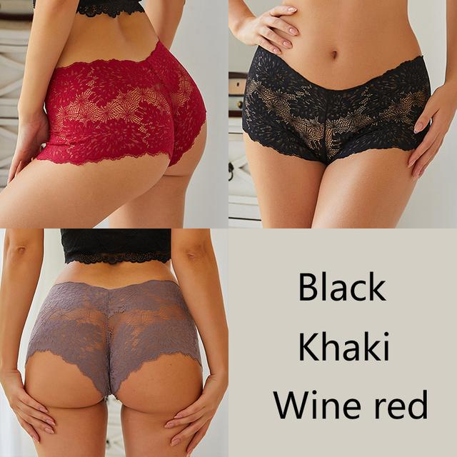 

FINETOO кружевные трусики 3 шт./компл. женское сексуальное нижнее белье для мальчиков с низкой талией нижнее белье с цветочным принтом S-XL женские трусы сексуальное женское белье новое XL