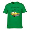 Unisexs Cotton TShirt I Survived My Trip To NYC Funny NYC Yellow Taxi Graphic Tee Casual Short Sleeve Shirt