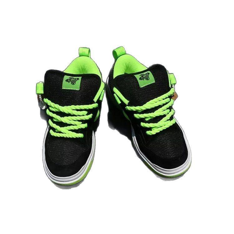 Neue Paar-Board-Schuhe Ins Brotschuhe Herren vielseitige Freizeitschuhe Plateau Sportschuhe große Größe