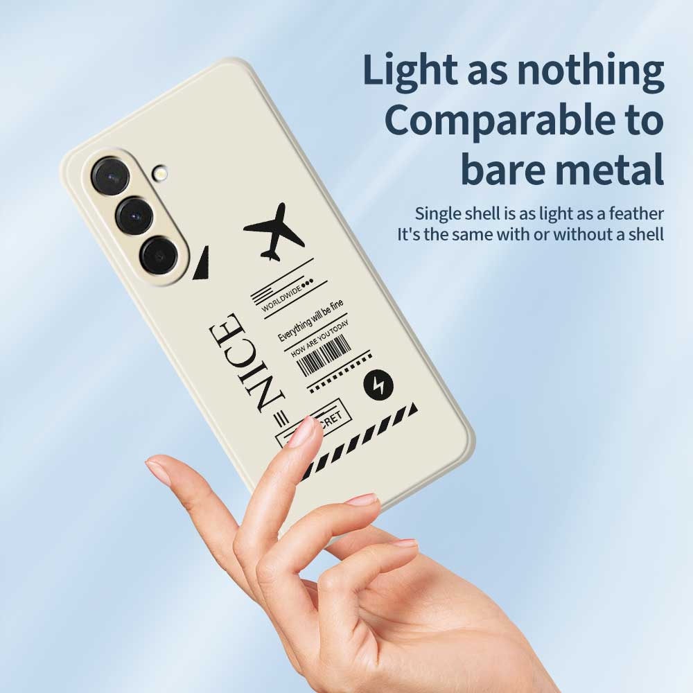 Für Samsung Galaxy A36 5G Hülle Bordkartenmuster Druck Gerade Kante TPU Handy-Rückseite