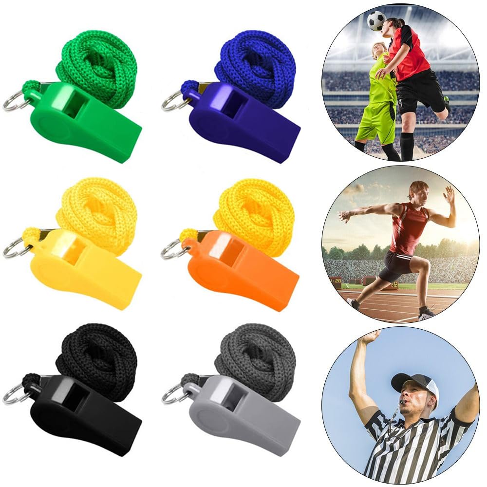 YAARUJEE Whistle Disaster Prevention 7 Pieces 7 Colors Ultra Light