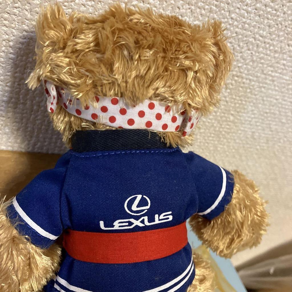 [USED] Lexus Bear Plush Toy Festival Happi Teddy Bear Plush Toy Bear