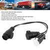 Brass Contact Towbar Electric Adapter Trailer Socket Adapter Cord  Towing Electrical Conversion