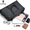 PLOVER Men's Large Capacity Canvas Briefcase