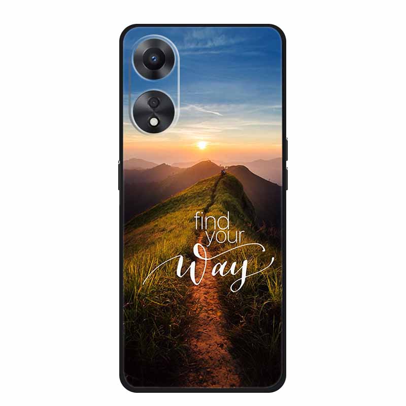 For OPPO A78 5G Case Fashion Silicone Soft TPU Back Cover For Oppo A58 A58X 5G OPPOA78 5G Phone Cases Shockproof CPH2483 Fundas