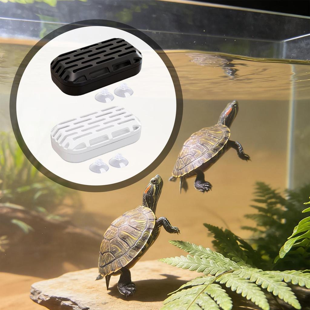 Turtle Tank Poop Collector with Suction Cups Aquarium Decor Debris Collector for Breeding Box