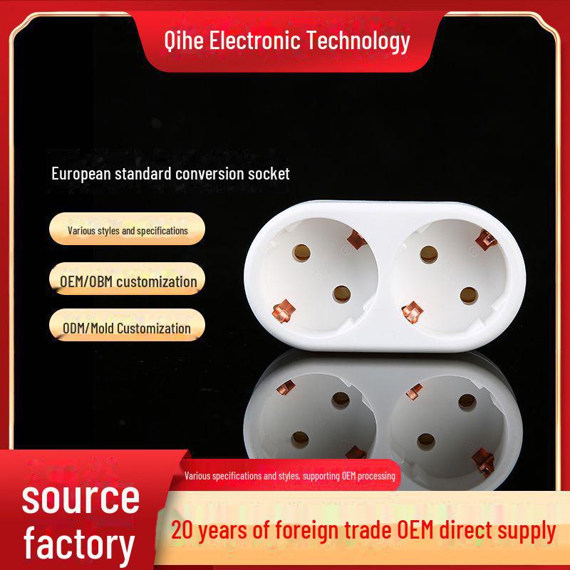 

European Standard Portable Power Strip with USB Ports