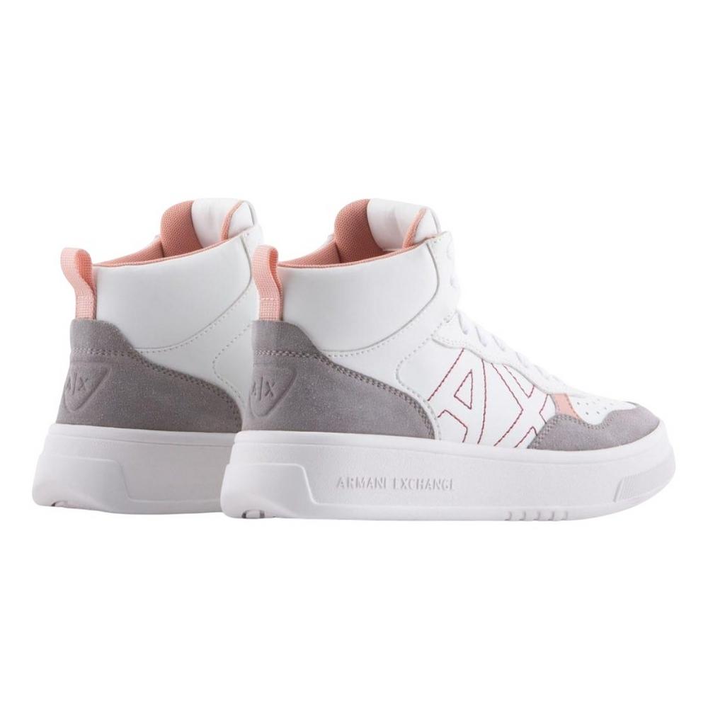 Armani Exchange Dame/Damer Semsket Skinn Sneakers