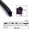 U-Shaped Waterproof Dustproof Rubber Sealing Strip for Cabinets and Car Doors