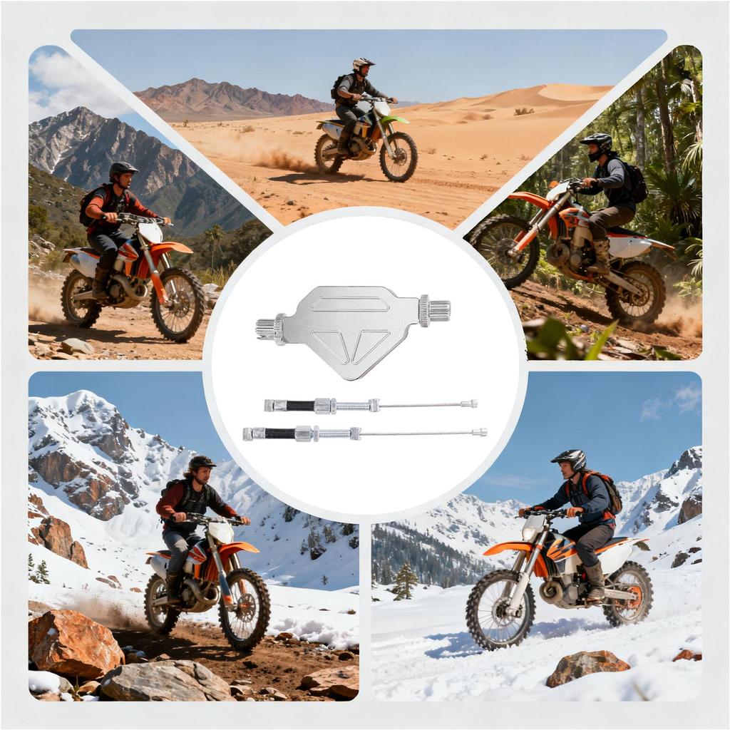 Motorcycle Clutch System Replacement With Cable Aluminum Alloy Easy Pull Clutch System For Motocross Trail Riding Racing