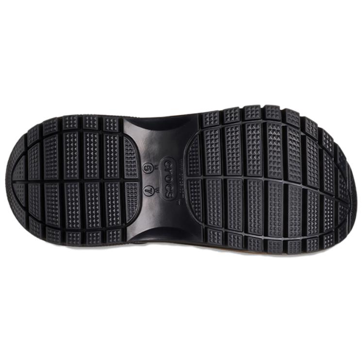 Crocs Moteriktige pustende tresko damesko svart gull 210368-072