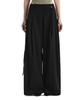 Teulimingbeodeu Side Strap Set-Up Wide Pants [ Black ]