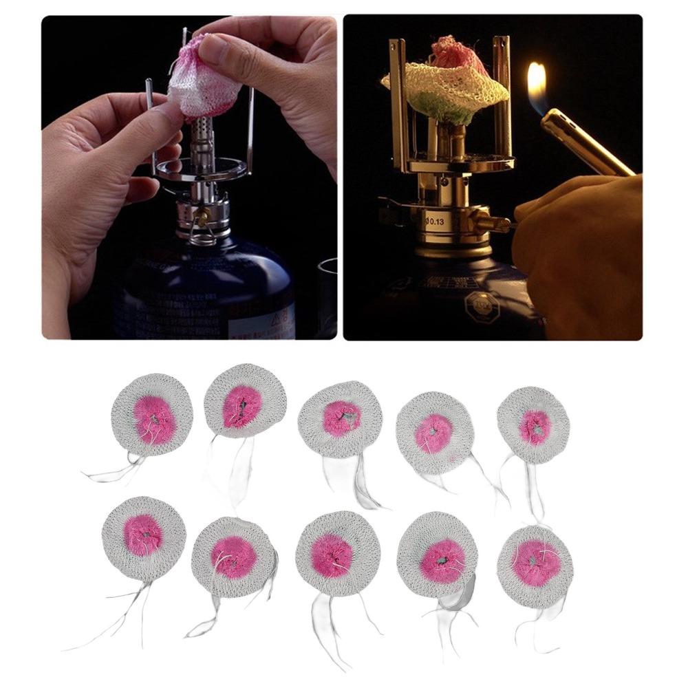 30Pcs Man Made Fiber Kerosene Lamp Mantles Mesh Pressure Lantern Mantles Outdoor