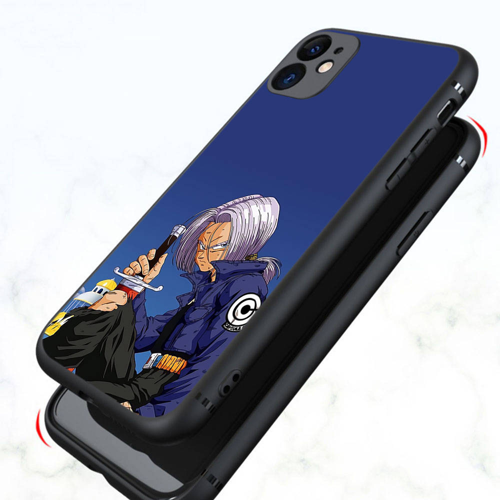 DT44 Dragon Ball Trunks Case for Xiaomi Poco X6 X4 M5 M6 F5 F6 C65 C55 C50 C51 C40 Redmi Note 7 8 14C A3X 13C 12C 11 10A 9C Pro Black Sofe Cover