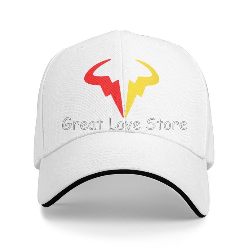 Rafael Nadal RN Rafa Print Baseball Cap Women Summer Outdoor Sport Sun Protector Bucket Hats Men Snapback Cap Dad Hat Golf Hat