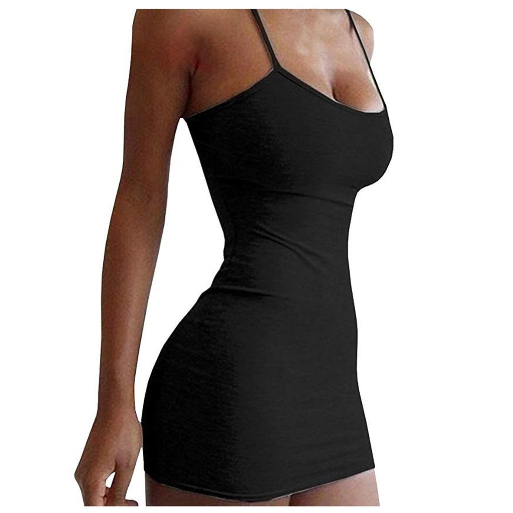 Women's Sexy Tight Sleeveless Sling  Pajamas Pajamas Housewear