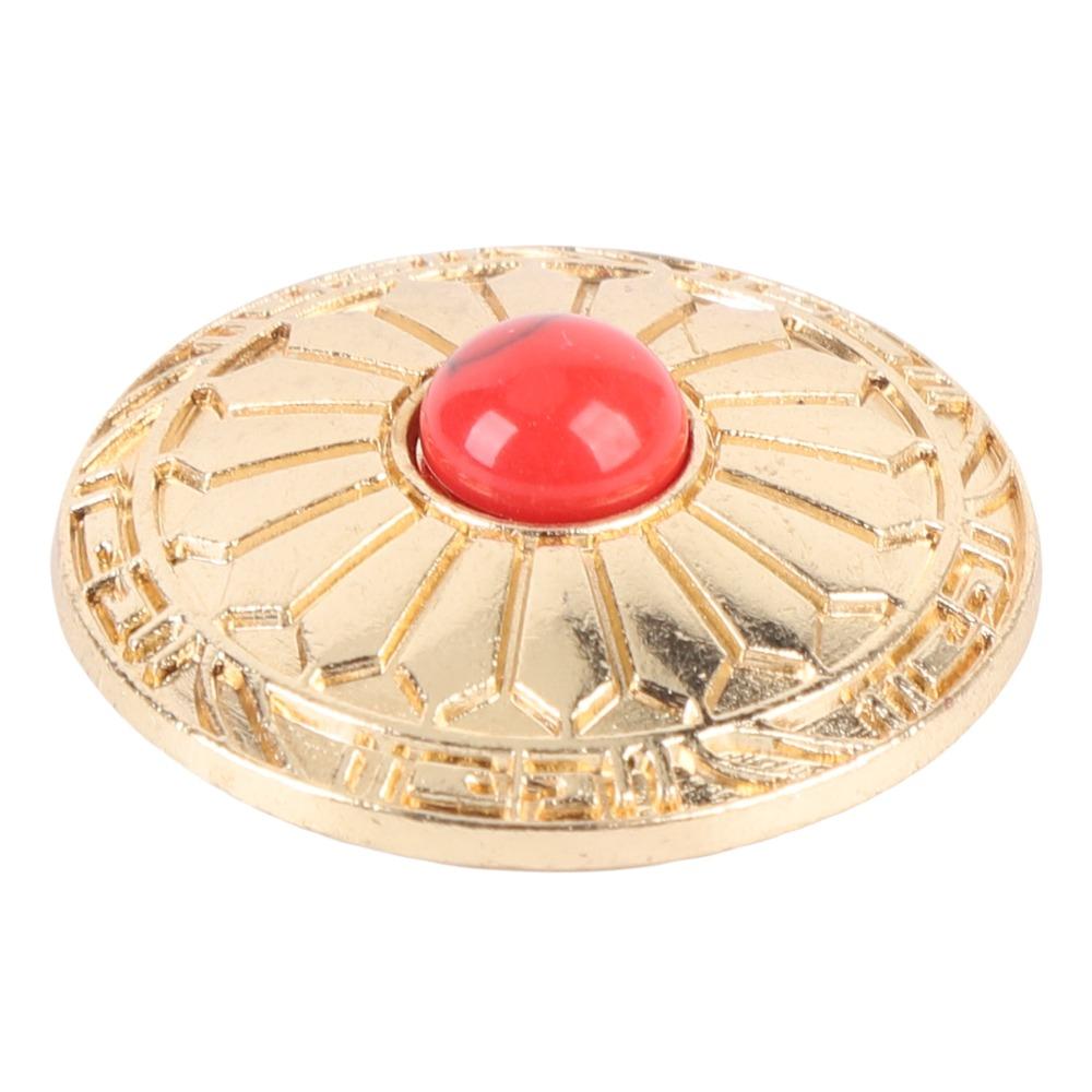10PCS 30MM Screw Back Button Red Turquoise 8MM Screws Metal Concho Gold Flower Metal Turquoise Button Purse Craft