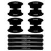 HUDIY Door Handle Protector, Yaris Cloth, Compatible with 10 Series, Black, Door Handle, Silver