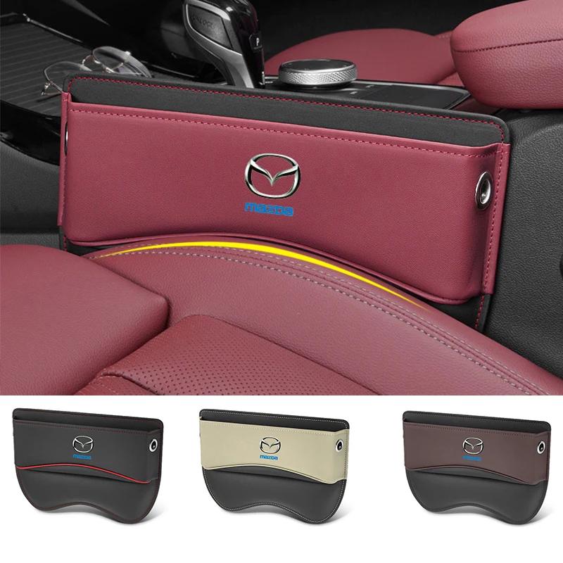 AAGG1 Automobilio Sėdynės Tarpo Užpildymo Kišenės Daugiafunkcinė Laikymo Dėžutė Tarpo Užpildas Sėdynės Organizatorius Mazda CX-3 CX-4 CX-5 CX-7 CX-9 3 Axela 6