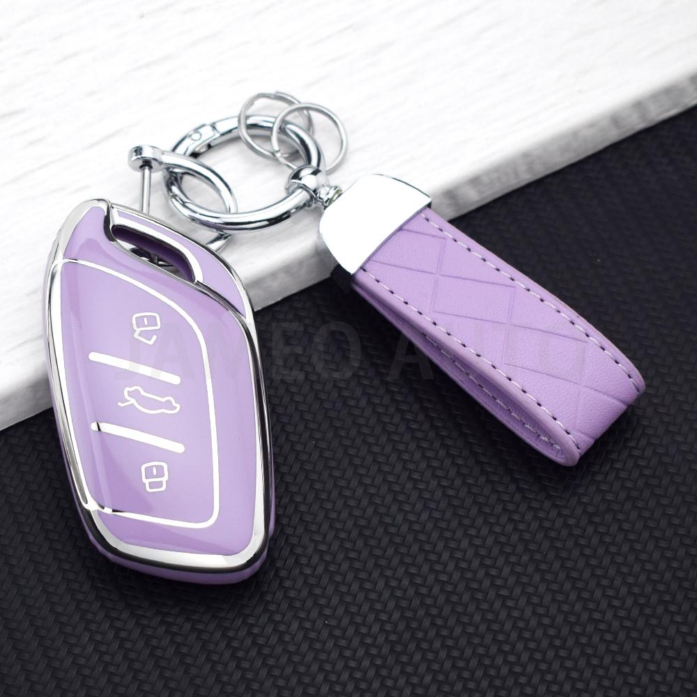 Soft Tpu Car Key Case Cover Fob For Mg Zs Ev Mg4 Hs Ehs Mg5 Mg6 Mg3 Mg7 Gt Zx For Roewe Rx5 Erx5 Rx3 Rx8 I6 I5 Car Accessories