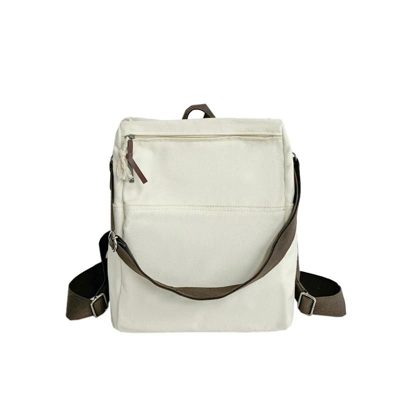 

Рюкзаки женские однотонные на молнии, повседневные, маятниковые, школьные, большой емкости, высокого качества, для женщин