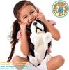 [VIAHART] Boston Terrier "Baxter" Plush Toy – Black & White, Size M (Approx. 30 cm), Soft Dog Plush, Machine Washable
