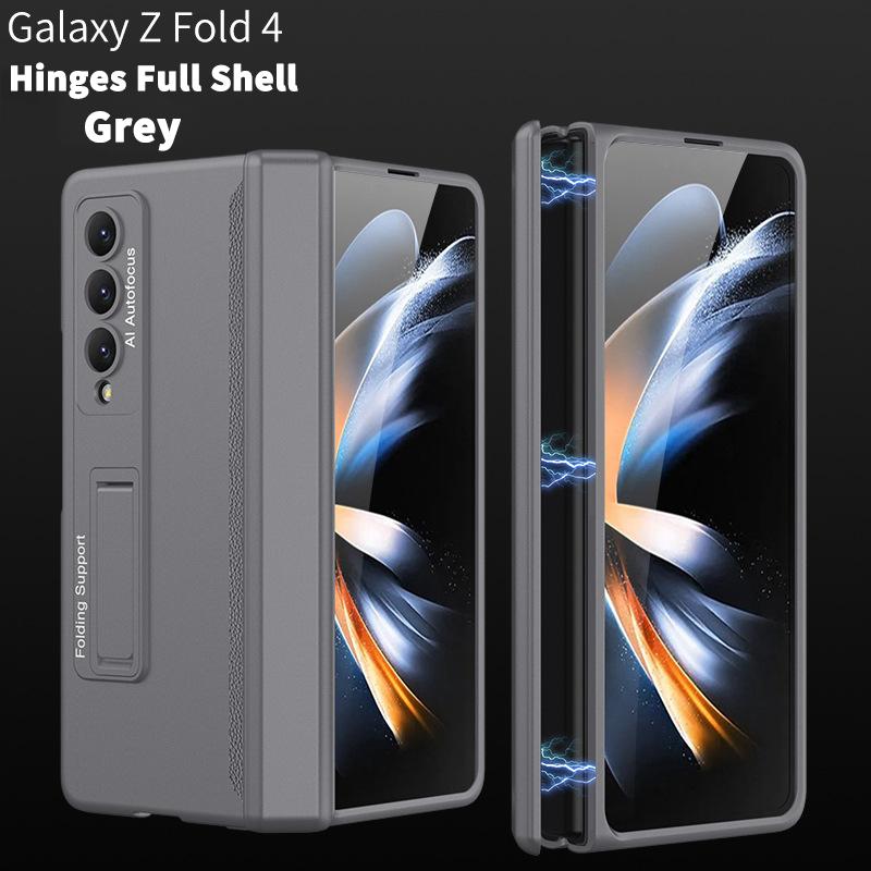 For Samsung Galaxy Z Fold 5 4 3 Case Magnetic Stand Adsorption Hinge Anti-fallprotective Protection Cover for Fold5 Fold4 Fold3