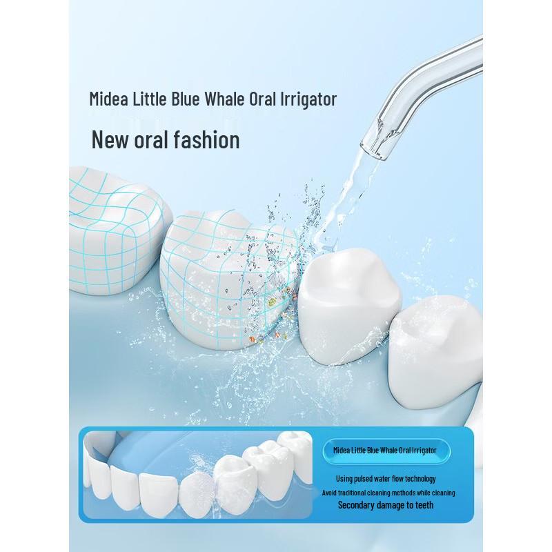 Midea Portable Electric Water Flosser CN plug (adapter included)