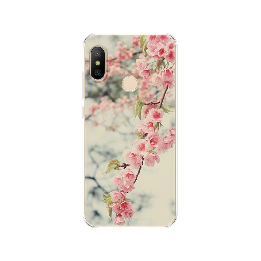 Silikonové pouzdro pro Xiaomi MI A2 LITE Case Full Protection Měkký tpu Zadní kryt Telefon Pouzdra pro Xiomi MI A2 LITE nárazník Coque