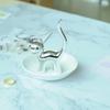 Ceramic Cat Ring Holder Jewelry Display Ring Display Utensils  Room Decor Miniature