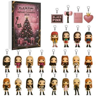 Advent Calendar Contains 24 Gifts, Cute Figures Doll Advent Calendar, Countdown Calendar With Surprise Toys, Collectible Figures Gift For Kids