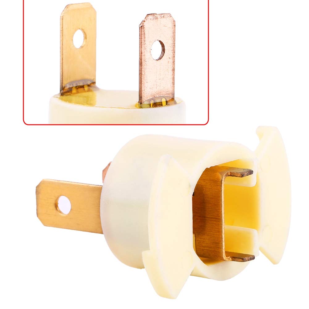 Keenso H1 Bulb Socket H1 Halogen Headlight Bulb Socket Holder Car Headlight Adapter Honda Cr-V Prelude Acura Front