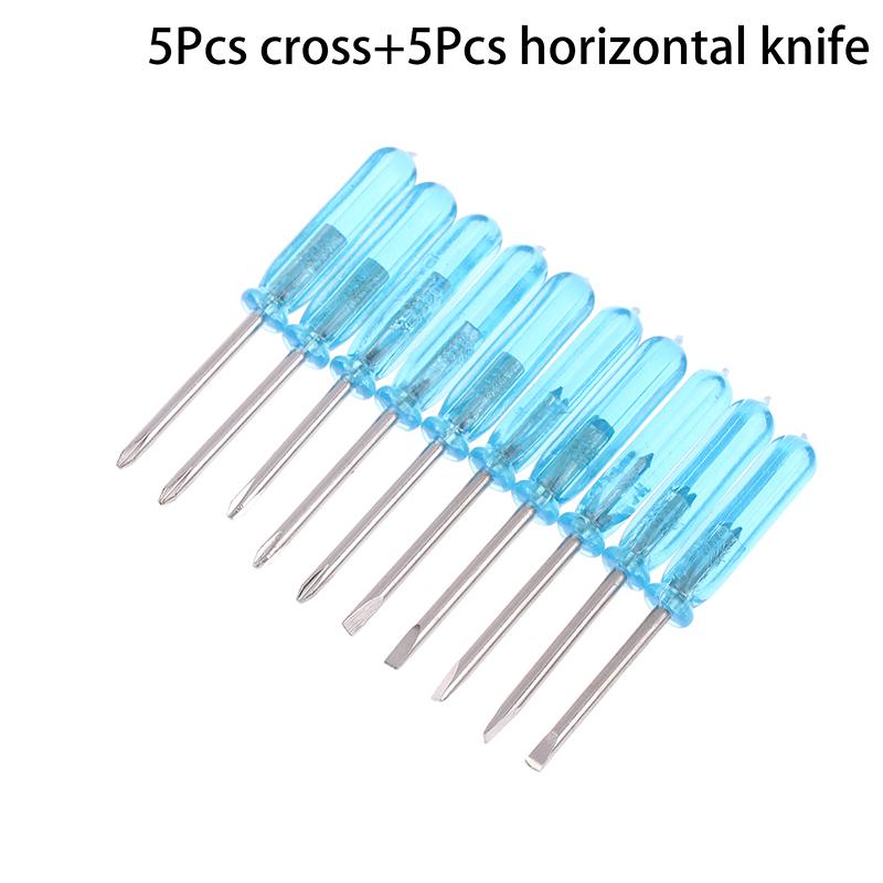 

Набор мини-отверток Phillips 10 шт. Крестообразная/прямая головка Прецизионные инструменты для ремонта игрушек и электроники Упражнение для рук