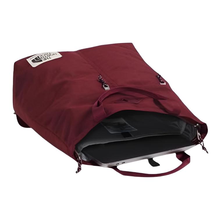 The North Face Berkeley Logo Solid Fashion Versatile Nylon Backpack Regular Men backpack Red NF0A52VS82P