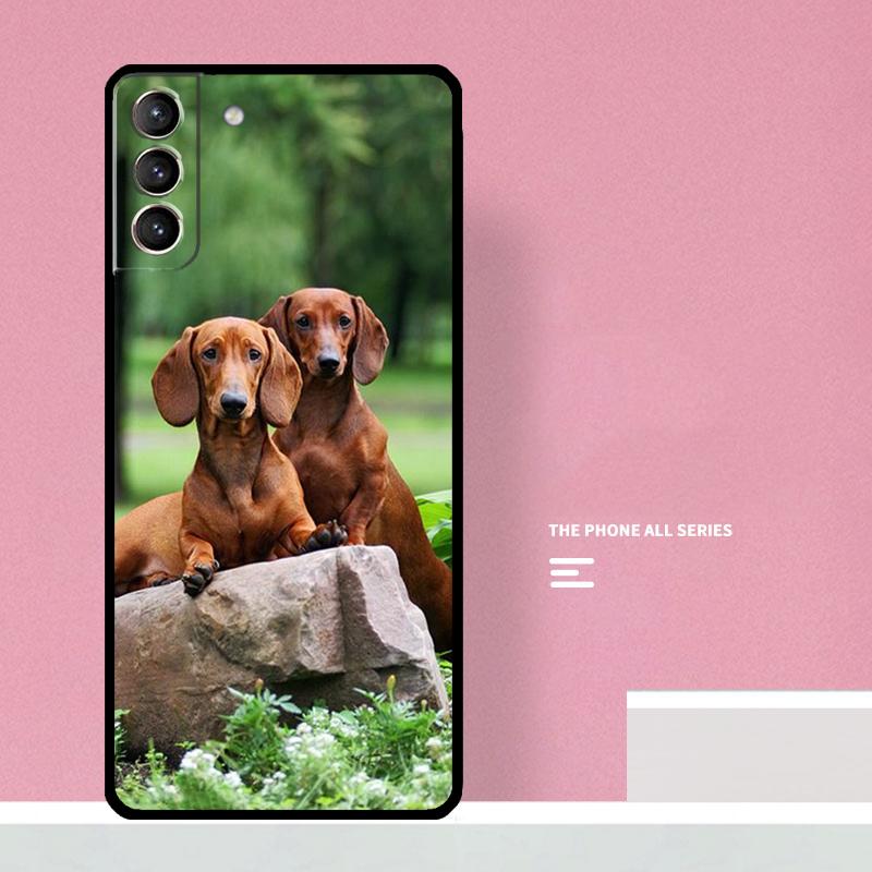 Dachshund Dog Phone Case For Samsung Galaxy S26 S23 Ultra S20 S21 S22 S24 S25 Plus S10 S25 FE Cover Coque