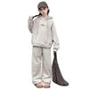 Trendy Fleece-Lined Winter Set for Girls 2025: Cozy Sweatshirt & Pants Two-Piece