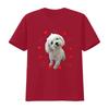 Maltese Dog Lover Puppy Owner Maltipoo Mix Fans Hearts T shirt vintage Washed fashion Comfortable Soft Versatile Stylish