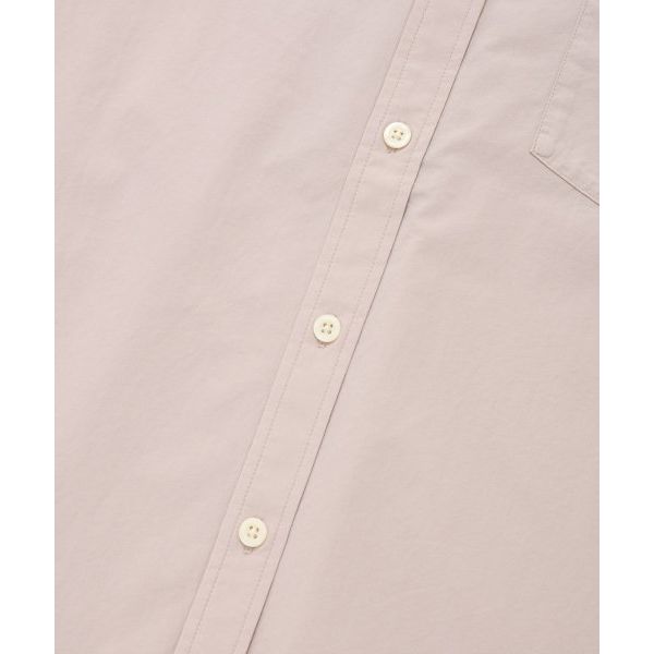COVERNAT Solid Color Single-Breasted Casual Long Sleeve Shirt Unisex shirts CO2301SH08PI