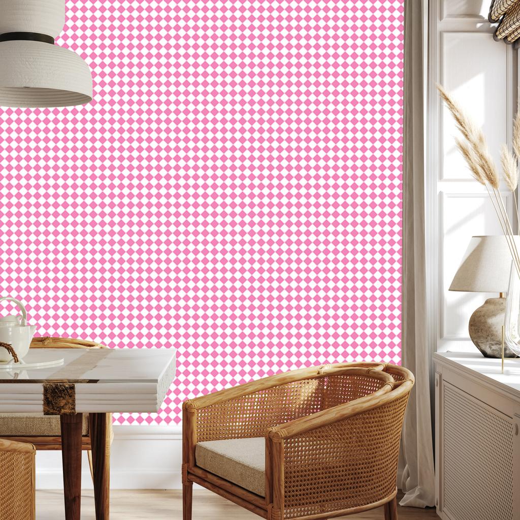 Geometric Diamonds Powder Pink Wallpaper, Powder Pink Background 50x1000